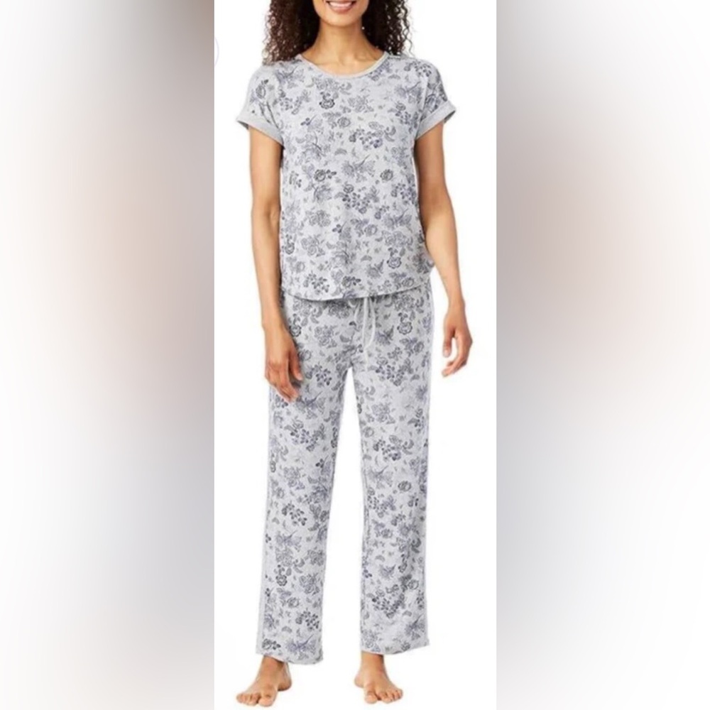 Lucky‎ Brand Women's 3-Pieces Soft Floral Camo Print Lounge Pajama Set Size L